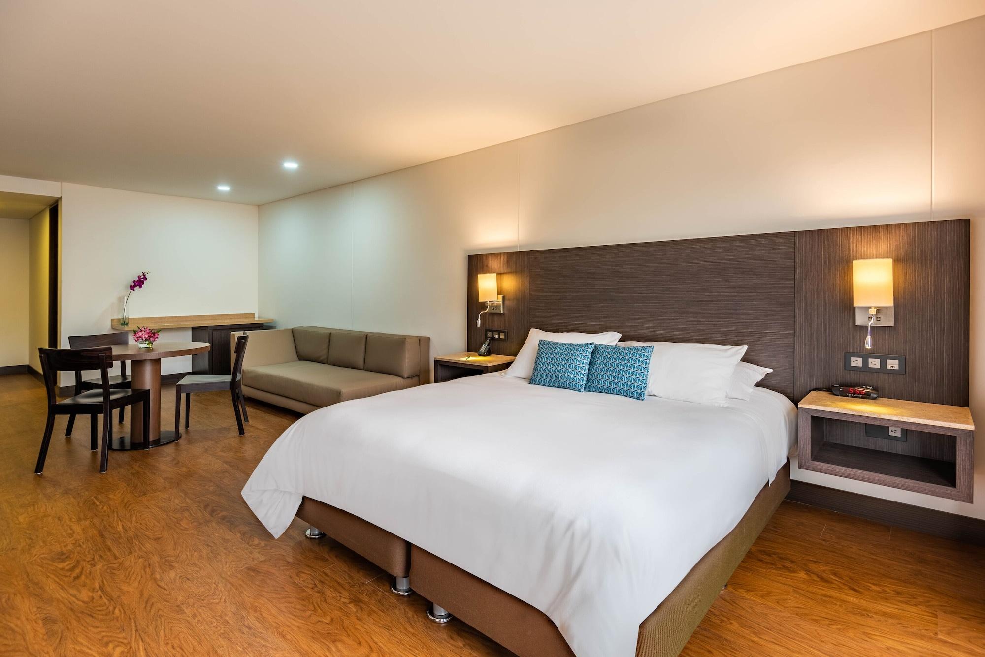 Hotel Morrison Usaquen Bogotá Zewnętrze zdjęcie A room at the hotel