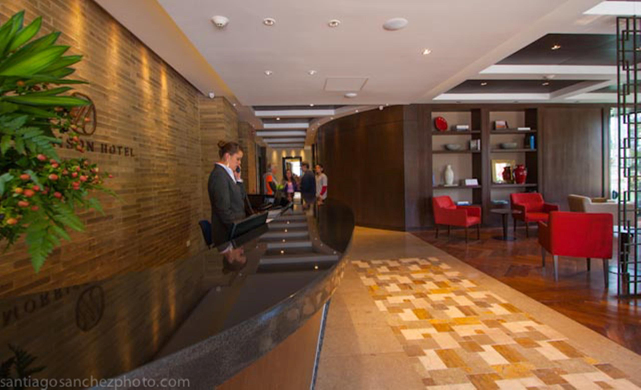Hotel Morrison Usaquen Bogotá Zewnętrze zdjęcie The lobby of the hotel